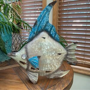 Firefly metal decorative angel fish. NWT
